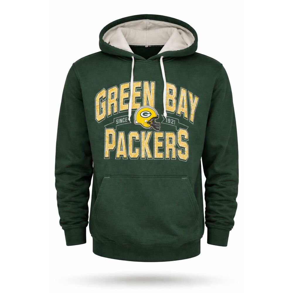 NFL Green Bay Packers HOODIE Men's Size Medium Hooded Sweatshirt Front Pocket